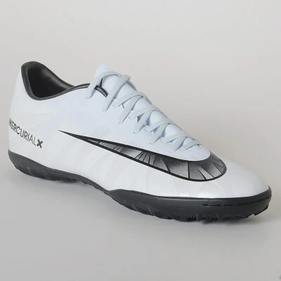 CHUTEIRA NIKE MERCURIAL X VICTORY VI CR7 TF - Azul celeste/preto