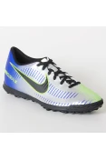 CHUTEIRA NIKE MERCURIALX VORTEX III NEYMAR TF - Prata/azul CHUTEIRA NIKE MERCURIALX VORTEX III NEYMAR TF - Prata/azul
