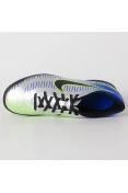 CHUTEIRA NIKE MERCURIALX VORTEX III NEYMAR TF - Prata/azul CHUTEIRA NIKE MERCURIALX VORTEX III NEYMAR TF - Prata/azul