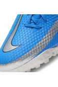 CHUTEIRA NIKE PHANTOM GT ACADEMY TF SOCIETY - Azul/prata