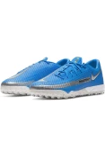 CHUTEIRA NIKE PHANTOM GT ACADEMY TF SOCIETY - Azul/prata