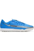 CHUTEIRA NIKE PHANTOM GT ACADEMY TF SOCIETY - Azul/prata