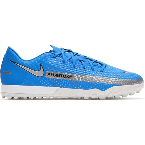 CHUTEIRA NIKE PHANTOM GT ACADEMY TF SOCIETY - Azul/prata