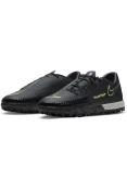 CHUTEIRA NIKE PHANTOM GT ACADEMY TF SOCIETY - Preto/amarelo