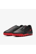 CHUTEIRA NIKE PHANTOM GT ACADEMY TF SOCIETY - Preto/vermelho