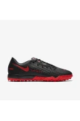 CHUTEIRA NIKE PHANTOM GT ACADEMY TF SOCIETY - Preto/vermelho