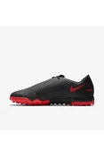 CHUTEIRA NIKE PHANTOM GT ACADEMY TF SOCIETY - Preto/vermelho