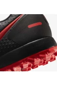 CHUTEIRA NIKE PHANTOM GT ACADEMY TF SOCIETY - Preto/vermelho