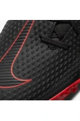 CHUTEIRA NIKE PHANTOM GT ACADEMY TF SOCIETY - Preto/vermelho