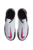 CHUTEIRA NIKE PHANTOM GT CLUB TF JR - INFANTIL - Branco/preto
