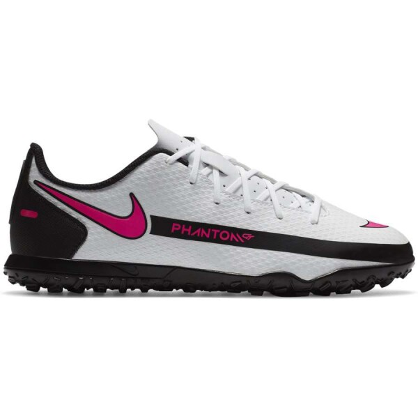 CHUTEIRA NIKE PHANTOM GT CLUB TF JR - INFANTIL - Branco/preto