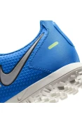 CHUTEIRA NIKE PHANTOM GT CLUB TF SOCIETY - Azul/prata