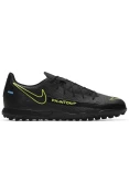 CHUTEIRA NIKE PHANTOM GT CLUB TF SOCIETY - Preto/amarelo