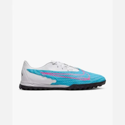 CHUTEIRA NIKE PHANTOM GX ACADEMY TF SOCIETY - Azul/branco
