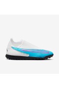 CHUTEIRA NIKE PHANTOM GX CLUB DF TF SOCIETY - Azul/branco