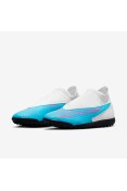 CHUTEIRA NIKE PHANTOM GX CLUB DF TF SOCIETY - Azul/branco