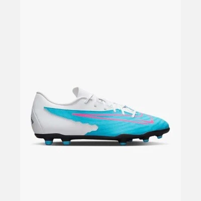 CHUTEIRA NIKE PHANTOM GX CLUB FG CAMPO - Azul/branco