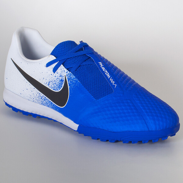 CHUTEIRA NIKE PHANTOM VENOM ACADEMY TF - Azul/branco