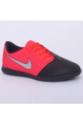 CHUTEIRA NIKE PHANTOM VENOM CLUB IC INFANTIL - Vermelho/preto