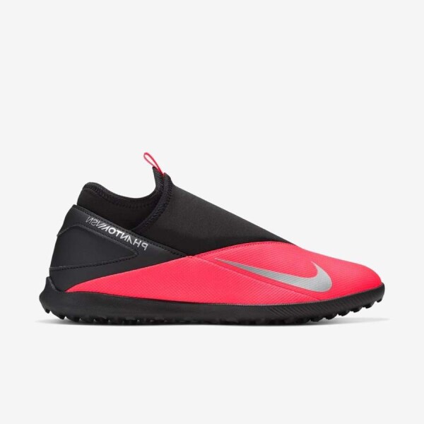 CHUTEIRA NIKE PHANTOM VSN 2 CLUB DF TF SOCIETY - Vermelho/preto