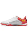 CHUTEIRA NIKE SOCIETY LEGEND 9 ACADEMY MASCULINA - Branco/laranja