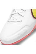 CHUTEIRA NIKE SOCIETY LEGEND 9 ACADEMY MASCULINA - Branco/laranja