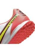 CHUTEIRA NIKE SOCIETY LEGEND 9 ACADEMY MASCULINA - Branco/laranja