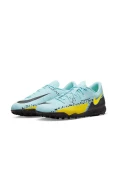 CHUTEIRA NIKE SOCIETY PHANTOM GT2 CLUB MASCULINA - Azul celeste/amarelo