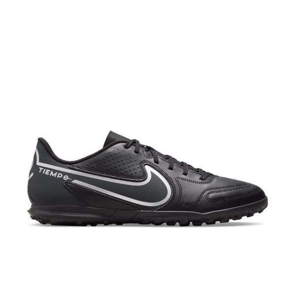 CHUTEIRA NIKE SOCIETY TIEMPO LEGEND 9 CLUBE MASCULINA - Preto/prata