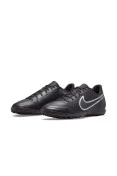 CHUTEIRA NIKE SOCIETY TIEMPO LEGEND 9 CLUBE MASCULINA - Preto/prata