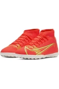 CHUTEIRA NIKE SUPERFLY 8 CLUB TF JR INFANTIL - Laranja/verde