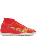 CHUTEIRA NIKE SUPERFLY 8 CLUB TF JR INFANTIL - Laranja/verde