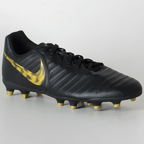 CHUTEIRA NIKE TIEMPO LEGEND 7 CLUB FG - Preto/dourado CHUTEIRA NIKE TIEMPO LEGEND 7 CLUB FG - Preto/dourado