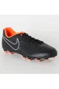 CHUTEIRA NIKE TIEMPO LEGEND VII CLUB CAMPO - Preto/laranja