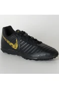 CHUTEIRA NIKE TIEMPO LEGENDX 7 CLUB TF - Preto/dourado