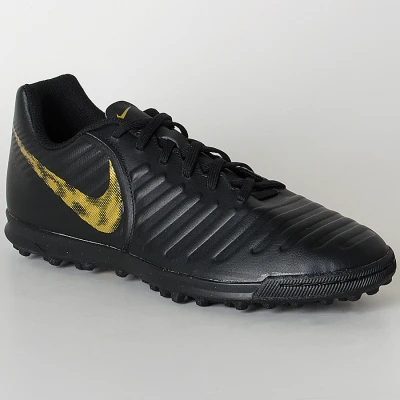 CHUTEIRA NIKE TIEMPO LEGENDX 7 CLUB TF - Preto/dourado