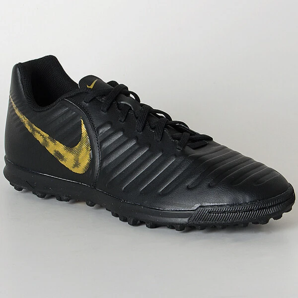 CHUTEIRA NIKE TIEMPO LEGENDX 7 CLUB TF - Preto/dourado