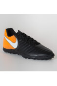 CHUTEIRA NIKE TIEMPOX RIO IV TF - Preto/laranja