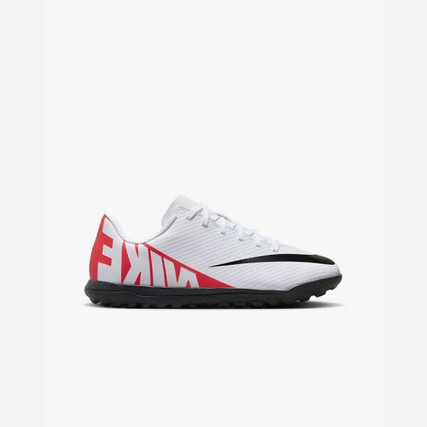 CHUTEIRA NIKE VAPOR 15 CLUB TF SOCIETY INFANTIL - Branco/vermelho