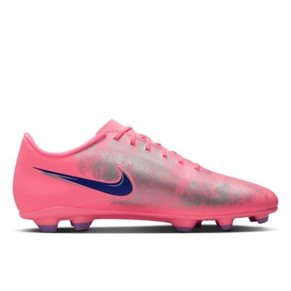 CHUTEIRA NIKE VINI JR VAPOR 16 CLUB CAMPO MASCULINA - Rosa/prata