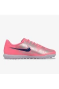 CHUTEIRA NIKE VINI JR VAPOR 16 CLUB SOCIETY INFANTIL - Rosa/prata