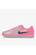 CHUTEIRA NIKE VINI JR VAPOR 16 CLUB SOCIETY INFANTIL - Rosa/prata