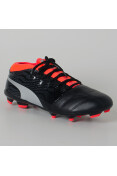 CHUTEIRA PUMA CAMPO ONE 18.3 FG BDP - Preto/laranja