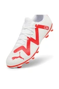 CHUTEIRA PUMA FUTURE PLAY FG/AG BDP CAMPO - Branco/vermelho