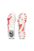 CHUTEIRA PUMA FUTURE PLAY FG/AG BDP CAMPO - Branco/vermelho