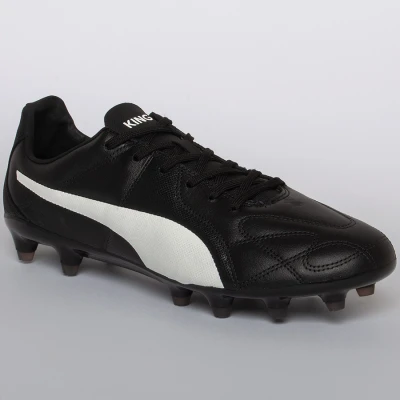 CHUTEIRA PUMA KING HERO FG CAMPO - Preto/branco