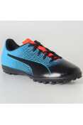 CHUTEIRA PUMA SOCIETY SPIRIT II TT INFANTIL - Azul/preto