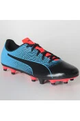 CHUTEIRA PUMA SPIRIT II FG INFANTIL - Azul/preto