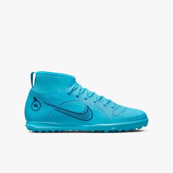 CHUTEIRA SOCEITY NIKE JR. MERCURIAL SUPERFLY 8 CLUB INFANTIL - Azul