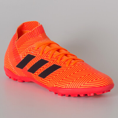 CHUTEIRA SOCIETY ADIDAS NEMEZIZ TANGO 18.3 TF - Laranja/preto